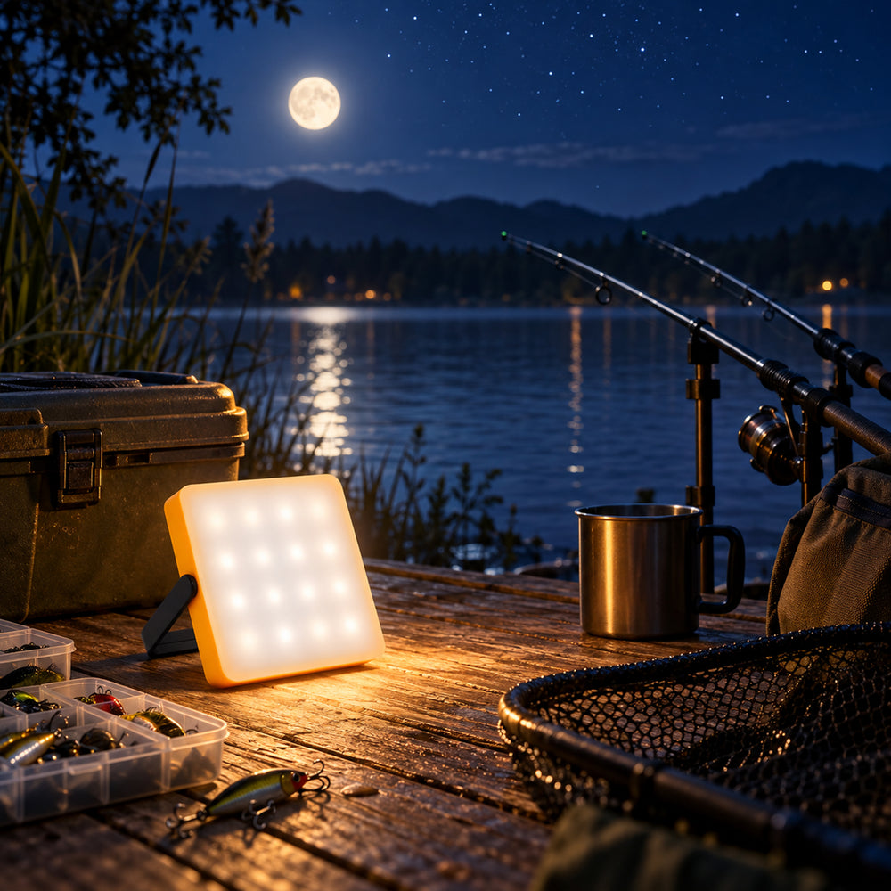 LINKSOLAR Solar Tent Light – 1500mAh, USB-C & SOS