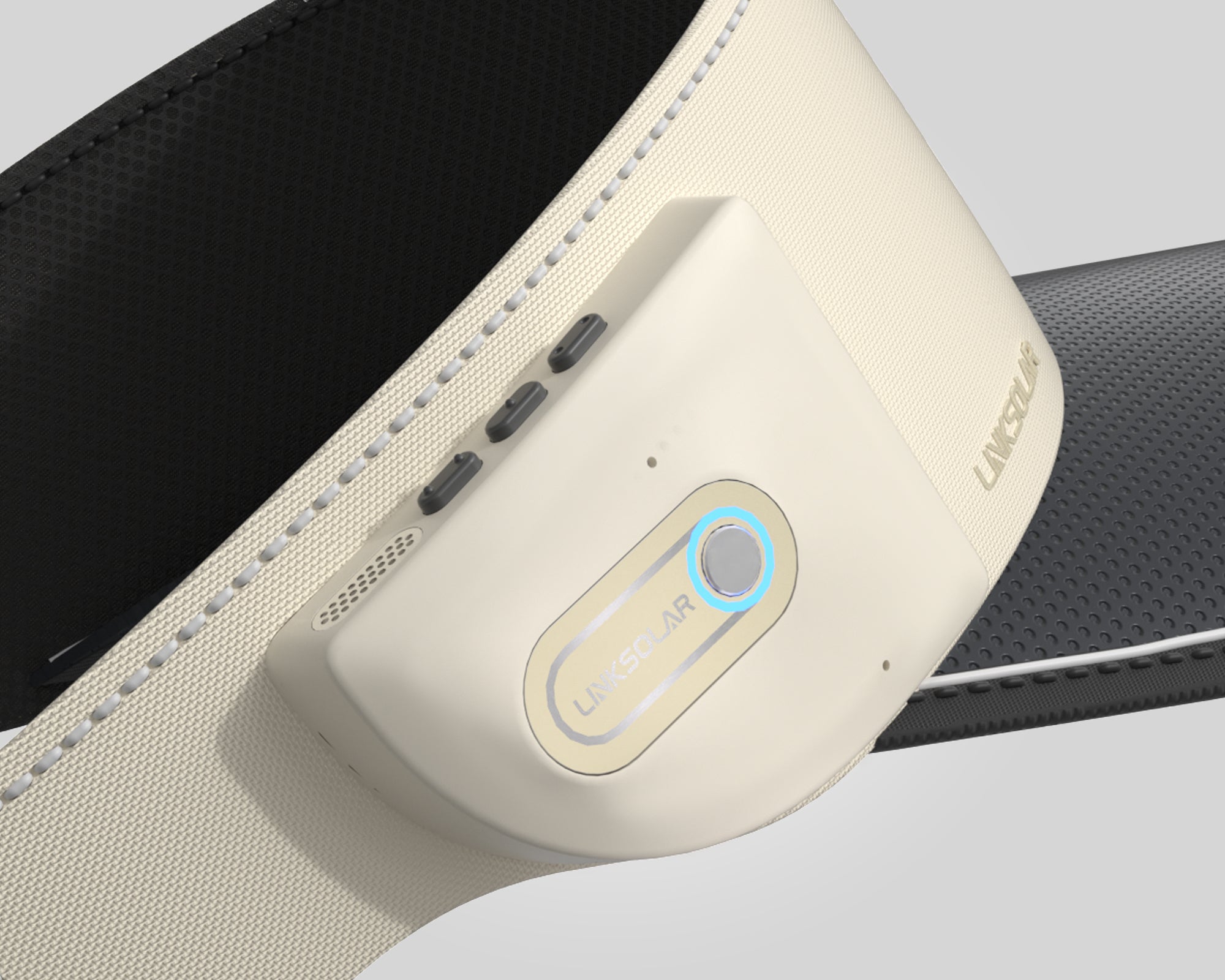 LINKSOLAR solar hats designed for sound, shade and airflow outdoors