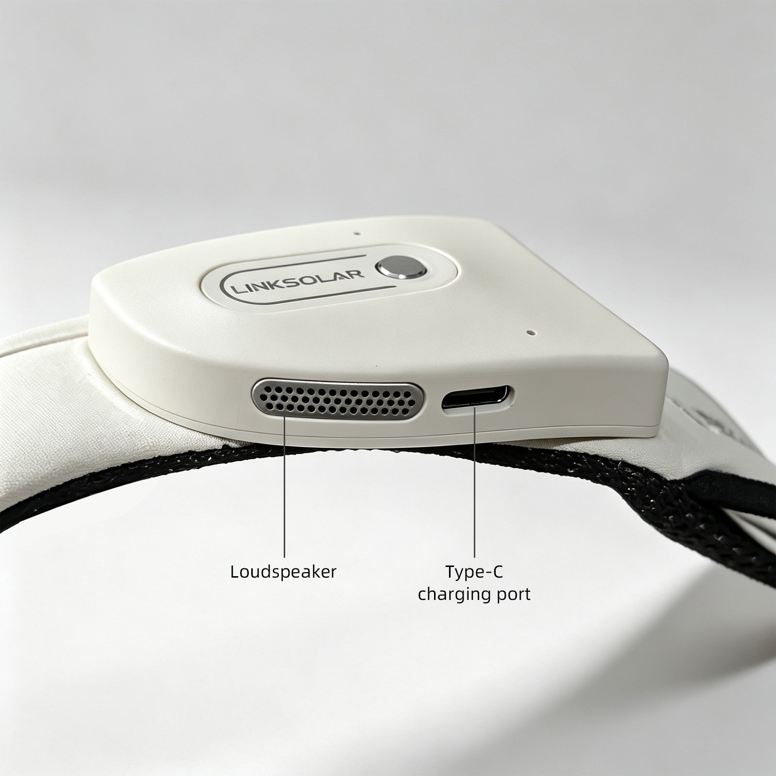 Lower audio module showing the loudspeaker and Type-C charging port