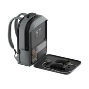 LINKSOLAR 30W solar backpack Front compartment open thumbnail