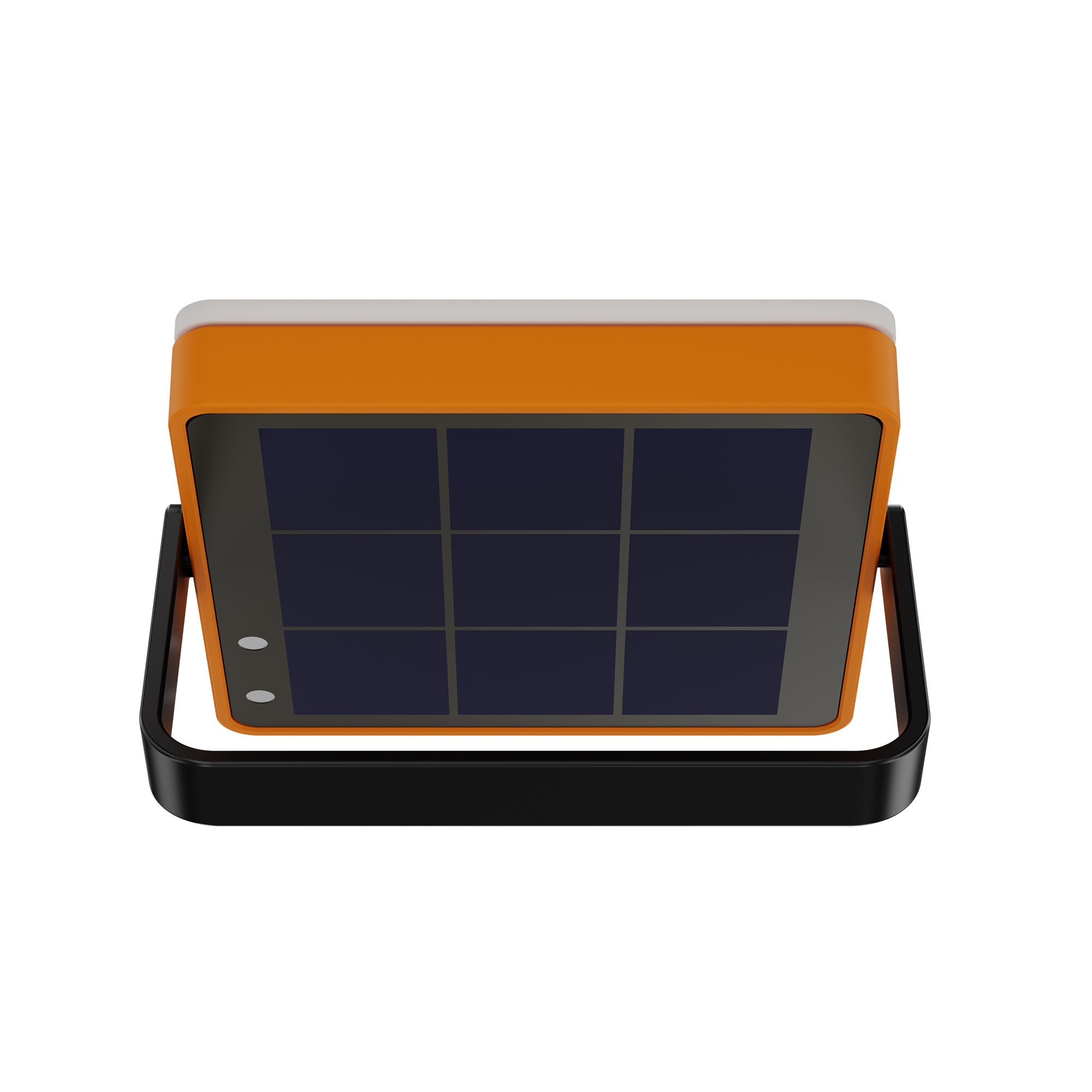 Bottom edge view of the solar tent light